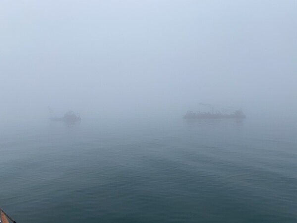 짙은 안개 사진 = 여수해양경찰 제공